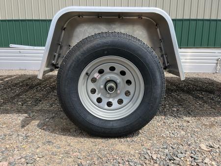 New 2026 76"x12' Bear Track Aluminum Utility Trailer - Poly Floor
