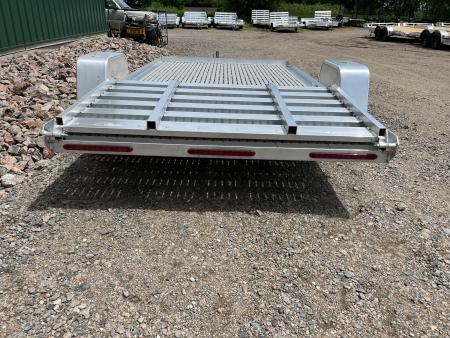 New 2026 76"x12' Bear Track Aluminum Utility Trailer - Poly Floor