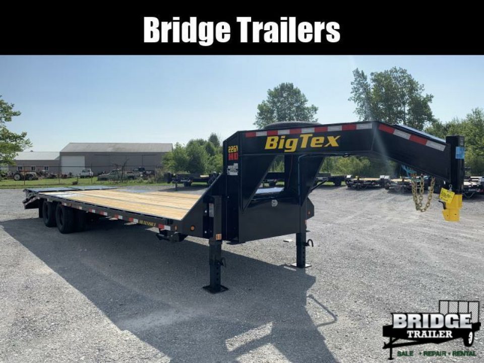 New 2027 Big Tex Trailers 22GN-30D5A-MR (25' + 5' X 102") 23.9K Mega Ramp Flatbed Trailer