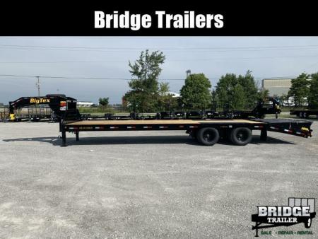 New 2027 Big Tex Trailers 22GN-30D5A-MR (25' + 5' X 102") 23.9K Mega Ramp Flatbed Trailer