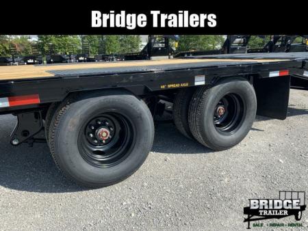 New 2027 Big Tex Trailers 22GN-30D5A-MR (25' + 5' X 102") 23.9K Mega Ramp Flatbed Trailer