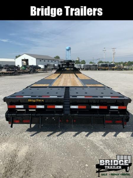 New 2027 Big Tex Trailers 22GN-30D5A-MR (25' + 5' X 102") 23.9K Mega Ramp Flatbed Trailer