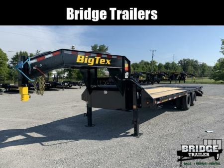 New 2027 Big Tex Trailers 22GN-25D5A-MR (20' + 5' X 102 ) 23.9K Mega Ramp Flatbed Trailer