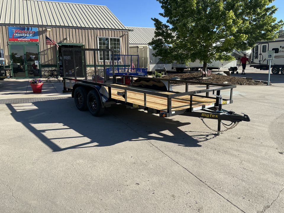 New 2027 Big Tex 60PI-16BK4RG2B Utility Trailer