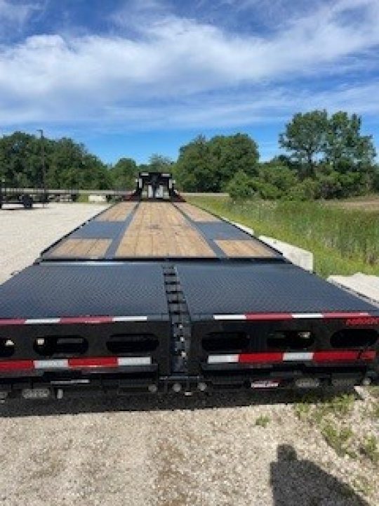 New 2027 MAXX-D LDX10240 102x40 25990 GVWR 2 Jost Speed Jacks Low Pro Tandem Dual Flatbed Trailer