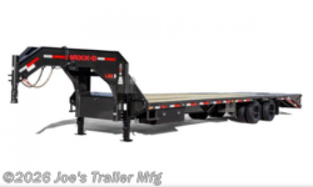 New 2027 MAXX-D LDX10240 102x40 25990 GVWR 2 Jost Speed Jacks Low Pro Tandem Dual Flatbed Trailer