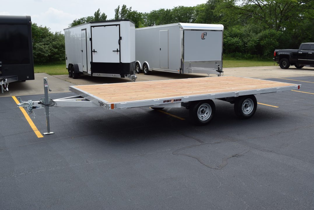 New 2026 Sport Haven 16' Aluminum Deck Over Trailer