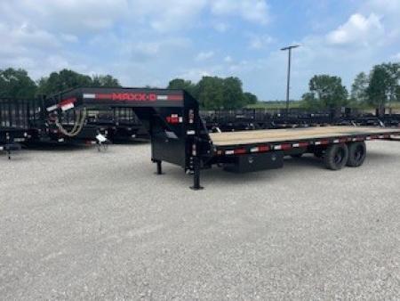 New 2027 MAXX-D TSX10226 102x26 18000 GVWR GN Single Wheel Tilt Flatbed Trailer