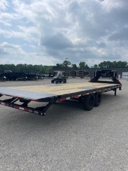 New 2027 MAXX-D TSX10226 102x26 18000 GVWR GN Single Wheel Tilt Flatbed Trailer