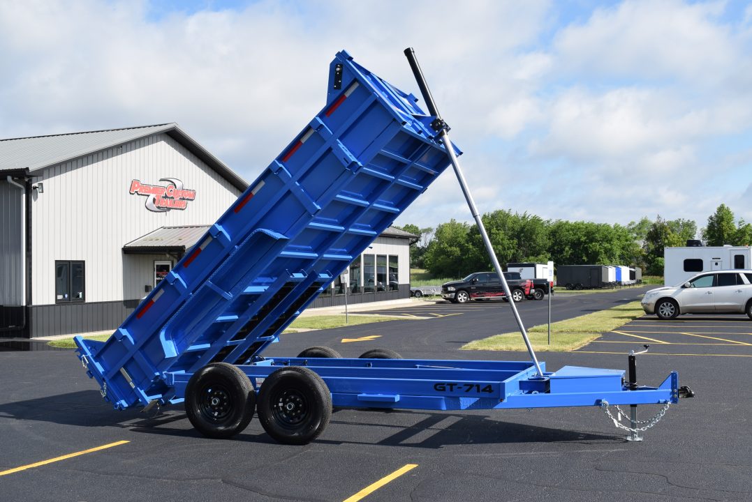 New GRIFFIN 7x14 14K DUMP TRAILER w/ TELESCOPING CYLINDER