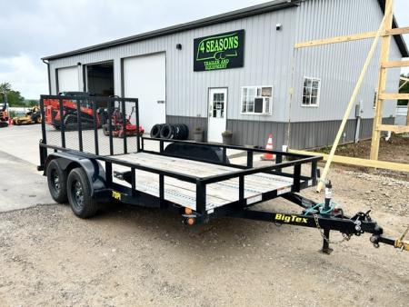 Used 2026 Big Tex Trailers 82 X14' Tandem Axle 7k gvwr Utility Trailer