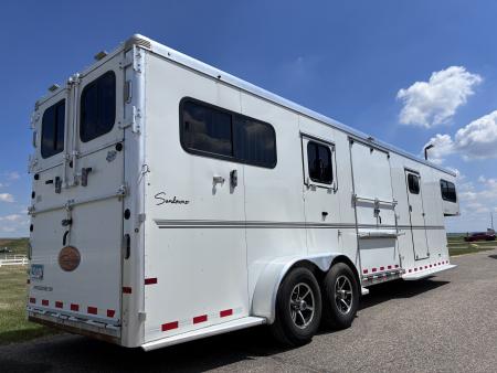 Used 2016 Sundowner 2 + 1 Gooseneck Horse Trailer