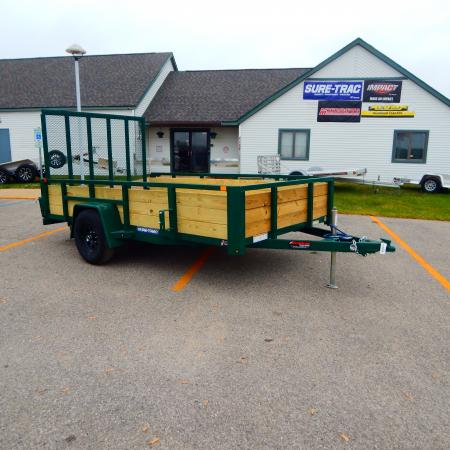 New 2026 Sure-Trac 7x12 5k 3 Board Utility Trailer