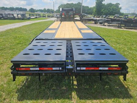 New 2026 Legend 102X25 TANDEM LO-PRO GOOSENECK W/10K AXLES MAX RAMPS & RETRACTABLE STEPS