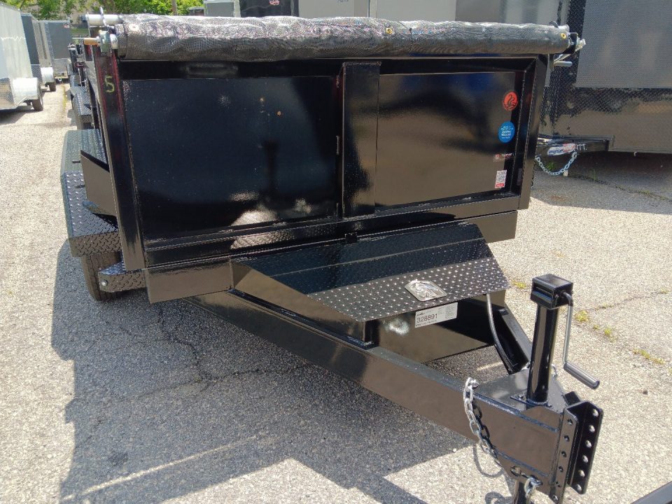 New 2026 Hawke Trailers 6X10TA 7K Low Profile Scissor Dump Trailer