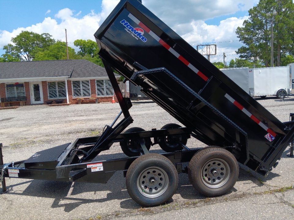 New 2026 Hawke Trailers 6X10TA 7K Low Profile Scissor Dump Trailer