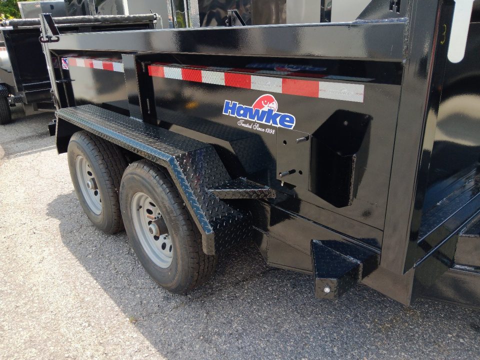 New 2026 Hawke Trailers 6X10TA 10K Low Profile Scissor Dump Trailer