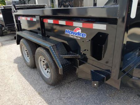 New 2026 Hawke Trailers 6X10TA 10K Low Profile Scissor Dump Trailer