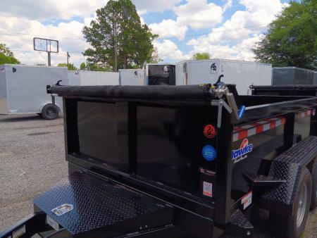 New 2026 Hawke Trailers 6X10TA 10K Low Profile Scissor Dump Trailer