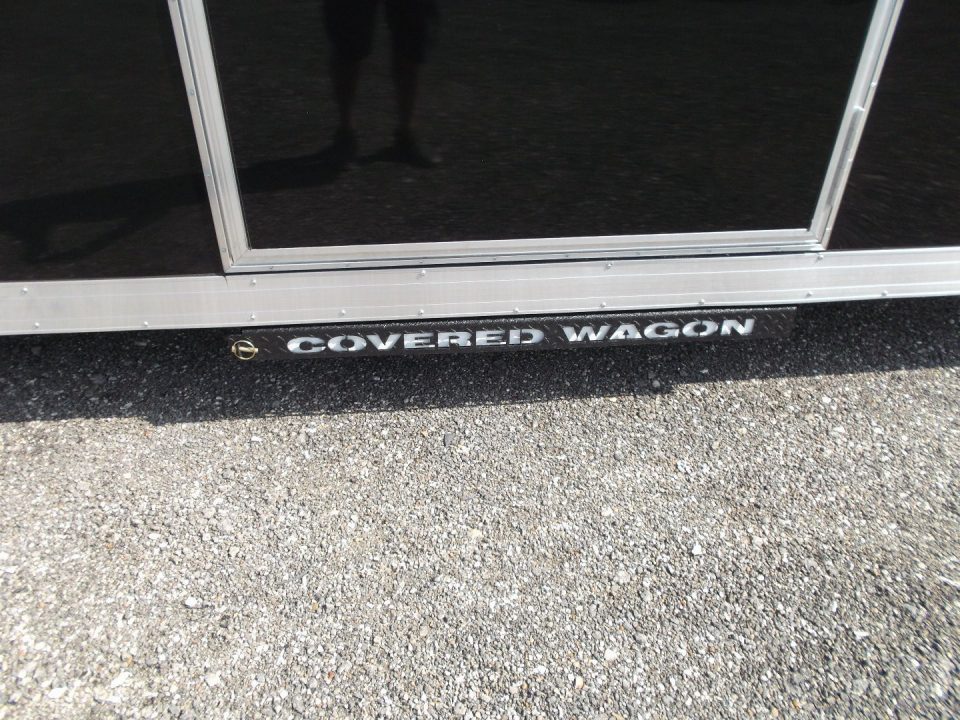 New 2026 Covered Wagon Trailers 8.5x24 Cargo / Enclosed Trailer / Enclosed Car Hauler / 7ft Interior / 5200# Axles / 60" Triple Tube Tongue / Extra Wide Ramp / 48" RV Side Door / Semi-Screwless Exterior / Heavy Duty .080 Black Poly Core Skin