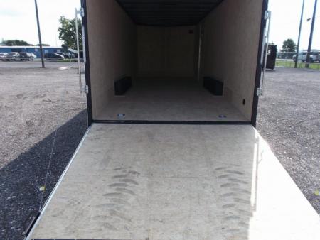 New 2026 Covered Wagon Trailers 8.5x24 Cargo / Enclosed Trailer / Enclosed Car Hauler / 7ft Interior / 5200# Axles / 60" Triple Tube Tongue / Extra Wide Ramp / 48" RV Side Door / Semi-Screwless Exterior / Heavy Duty .080 Black Poly Core Skin