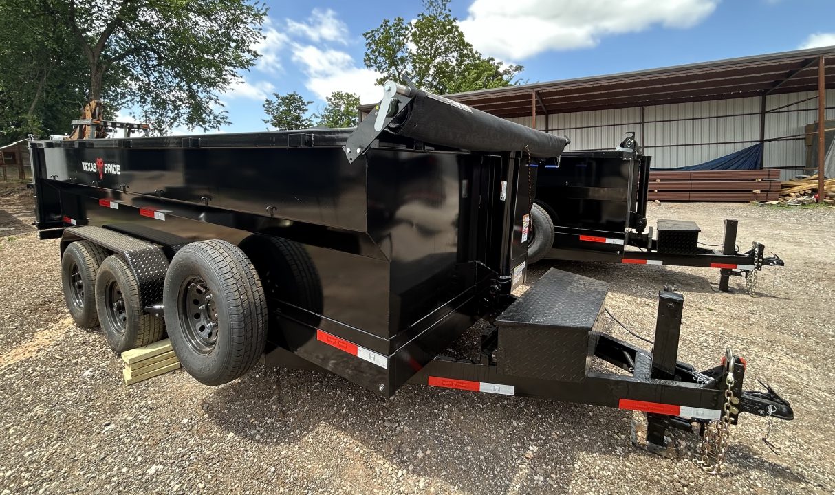 New 2026 Texas Pride Trailers-BumperPull 7x16x3 Tandem Axles Dump Trailer-8K Axles-UPGRADES!!