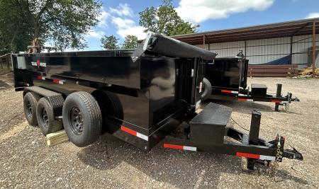 New 2026 Texas Pride Trailers-BumperPull 7x16x3 Tandem Axles Dump Trailer-8K Axles-UPGRADES!!