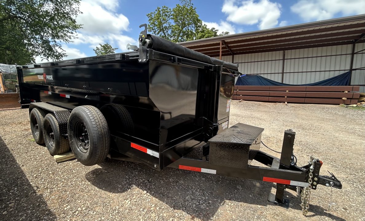 New 2026 Texas Pride Trailers-BumperPull 7x16x3-Tandem Axles Dump Trailer- 8K Axles-UPGRADES!!