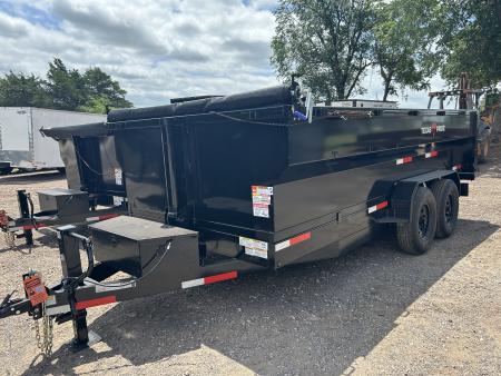 New 2026 Texas Pride Trailers-BumperPull 7x16x3-Tandem Axles Dump Trailer- 8K Axles-UPGRADES!!