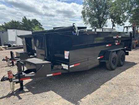 New 2026 Texas Pride Trailers-BumperPull 7x16x3-Tandem Axles Dump Trailer- 8K Axles-UPGRADES!!