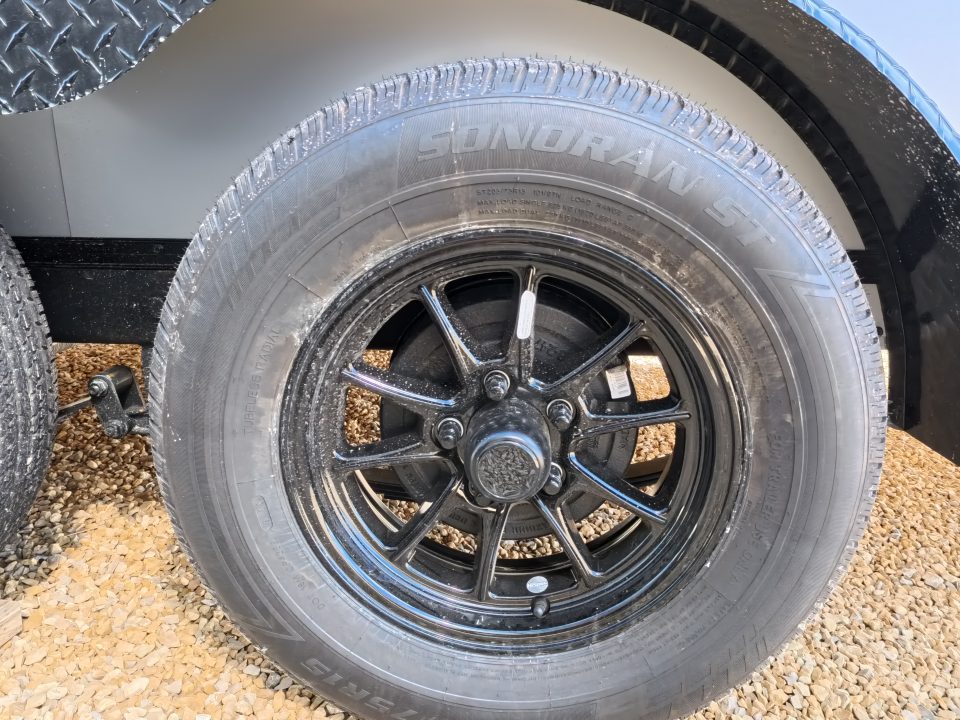 New 2026 Stealth Trailers 6 x 12 x 6.6 Cobra Flat Top, Spring Tandem Axle, 24" Slant Wedge, Silver w/ Blackout Package, 7k GVWR