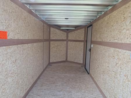 New 2026 Stealth Trailers 6 x 12 x 6.6 Cobra Flat Top, Spring Tandem Axle, 24" Slant Wedge, Silver w/ Blackout Package, 7k GVWR