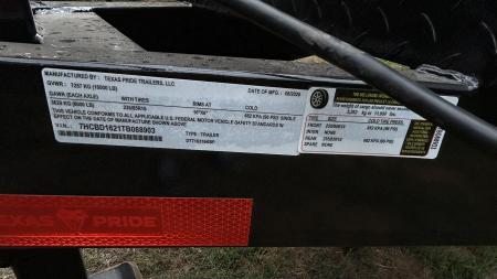 New 2026 Texas Pride Trailers BumperPull 7x16x3 Tandem Axles Dump Trailer-8K Axles-UPGRADES!!