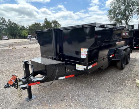 New 2026 Texas Pride Trailers BumperPull 7x16x3 Tandem Axles Dump Trailer-8K Axles-UPGRADES!!!