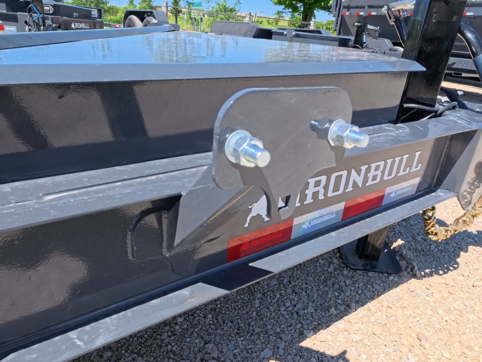 New 2027 Iron Bull 83 x 22 (16+6) TWB Tilt Trailer with 2)7K Torsion Axles, Electric Brakes, Fork Holders, 2 5/16" Adj. Coupler and More!