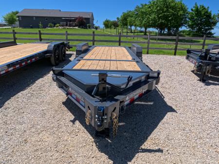 New 2027 Iron Bull 83 x 22 (16+6) TWB Tilt Trailer with 2)7K Torsion Axles, Electric Brakes, Fork Holders, 2 5/16" Adj. Coupler and More!