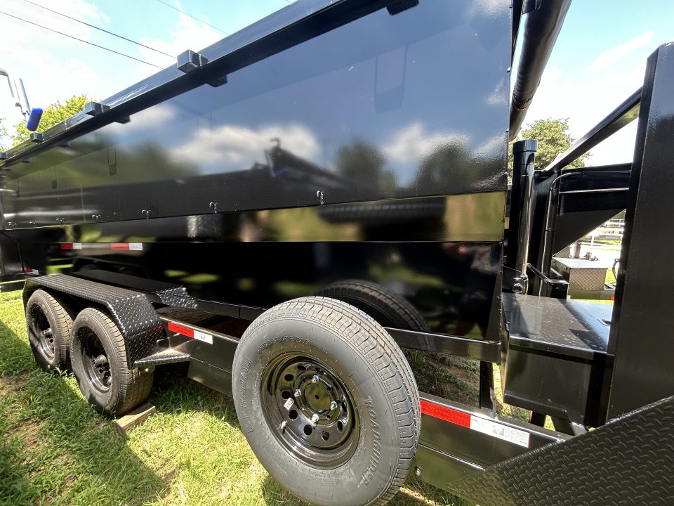New 2026 Texas Pride Trailers Gooseneck 7x16x4 Tandem Axles Dump Trailer-8K Axles-UPGRADES!!
