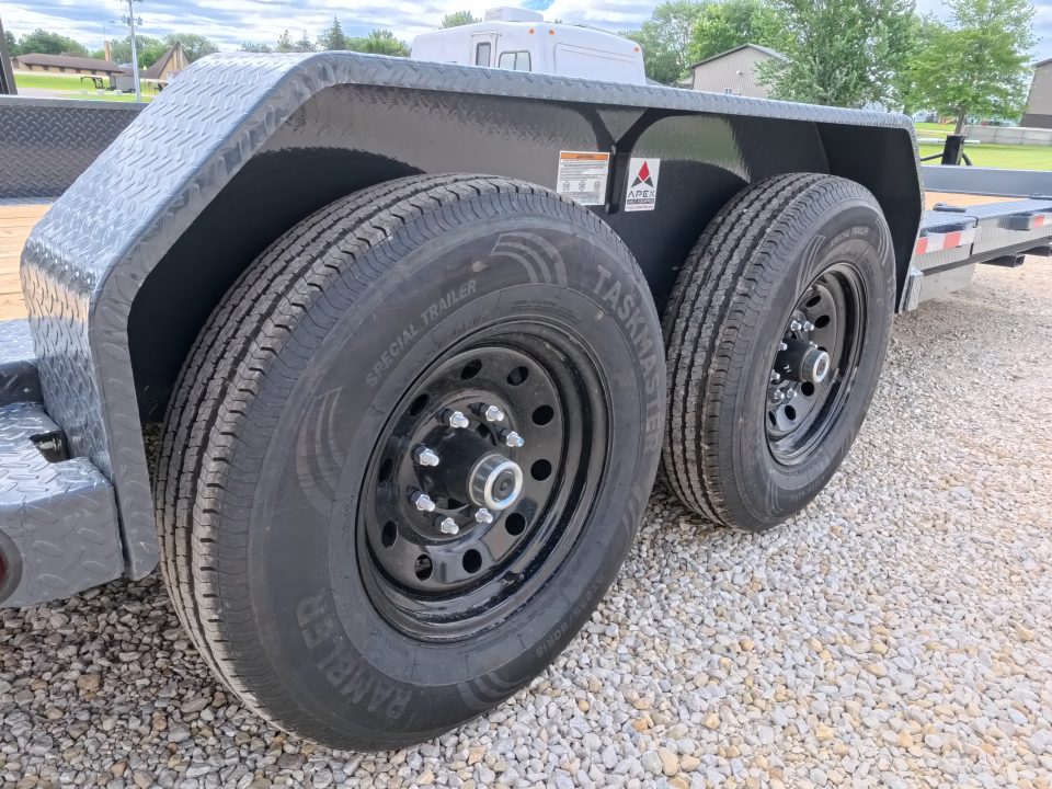 New 2027 Iron Bull 83 x 22 (16+6) TWB Tilt Trailer 2) 7K Torsion Axles w/Electric Brakes, Fork Holders, Spare Tire Mount, 10K Drop Leg Jack, and More!