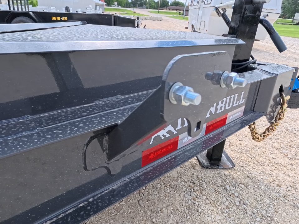 New 2027 Iron Bull 83 x 22 (16+6) TWB Tilt Trailer 2) 7K Torsion Axles w/Electric Brakes, Fork Holders, Spare Tire Mount, 10K Drop Leg Jack, and More!
