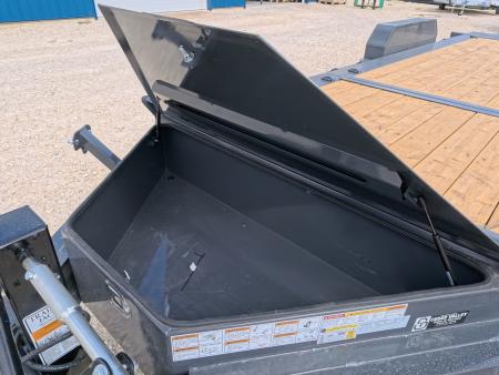 New 2027 Iron Bull 83 x 22 (16+6) TWB Tilt Trailer 2) 7K Torsion Axles w/Electric Brakes, Fork Holders, Spare Tire Mount, 10K Drop Leg Jack, and More!