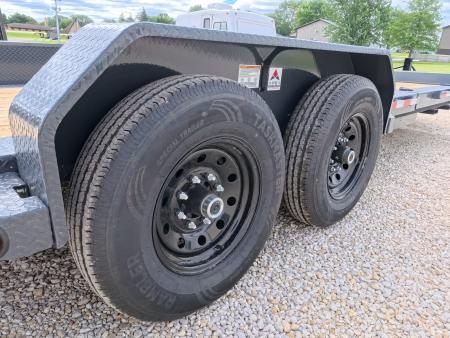 New 2027 Iron Bull 83 x 22 (16+6) TWB Tilt Trailer 2) 7K Torsion Axles w/Electric Brakes, Fork Holders, Spare Tire Mount, 10K Drop Leg Jack, and More!