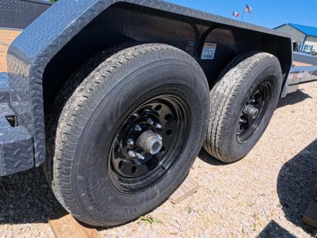New 2027 Iron Bull 83 x 22 (16+6) TWB Tilt Trailer 2) 7K Torsion Axles with Electric Brakes, 16" Crossmembers, Spare Tire Mount, D-rings, and More!