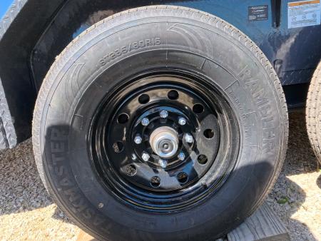 New 2027 Iron Bull 83 x 22 (16+6) TWB Tilt Trailer 2) 7K Torsion Axles with Electric Brakes, 16" Crossmembers, Spare Tire Mount, D-rings, and More!