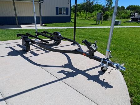 New 2027 Yacht Club Trailers Single Place PWC Trailer with Bolt-On Swivel Tongue Jack