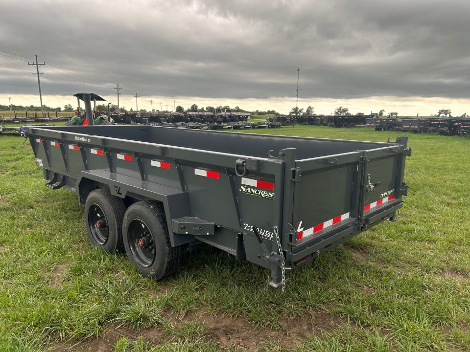New 2026 Lamar 83x16 Tandem 16K Telescopic Dump w/ 2' Sides & 7 Gauge Floor