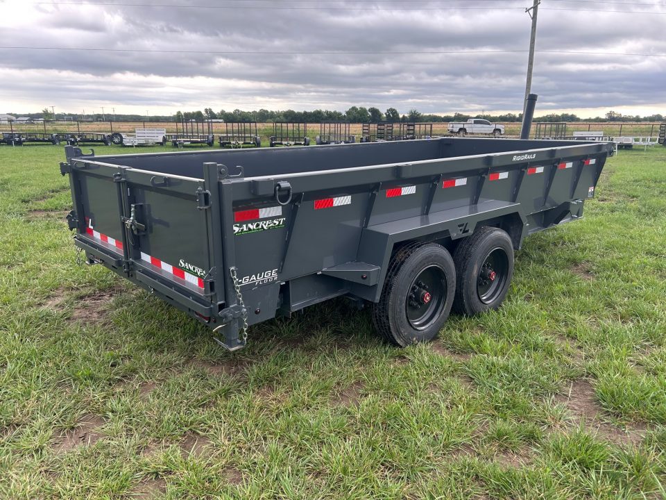 New 2026 Lamar 83x16 Tandem 16K Telescopic Dump w/ 2' Sides & 7 Gauge Floor