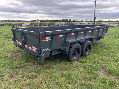 New 2026 Lamar 83x16 Tandem 16K Telescopic Dump w/ 2' Sides & 7 Gauge Floor