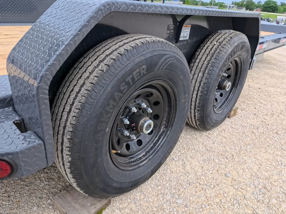 New 2027 Iron Bull 83 x 22 (16+6) TWB Tilt Trailer 2) 7K Torsion Axles with Electric Brakes, 16" Crossmembers, Spare Tire Mount, D-Rings, and More!
