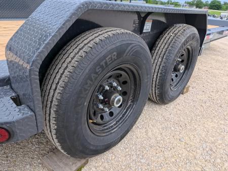 New 2027 Iron Bull 83 x 22 (16+6) TWB Tilt Trailer 2) 7K Torsion Axles with Electric Brakes, 16" Crossmembers, Spare Tire Mount, D-Rings, and More!