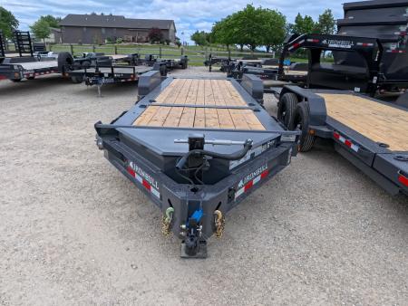 New 2027 Iron Bull 83 x 22 (16+6) TWB Tilt Trailer 2) 7K Torsion Axles with Electric Brakes, 16" Crossmembers, Spare Tire Mount, D-Rings, and More!